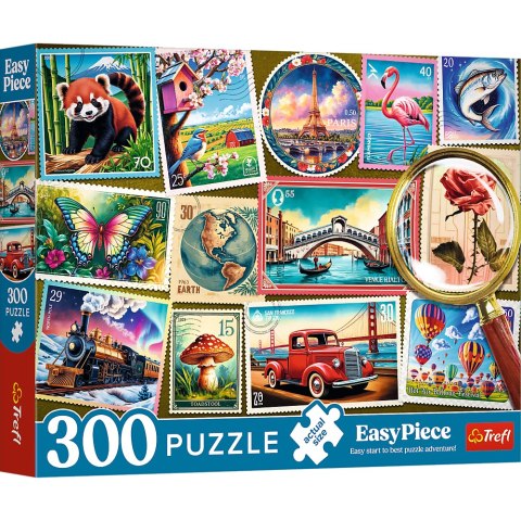 Puzzle - 300 EasyPiece - Znaczki pocztowe - Trefl 23100 Puzzle - 300 EasyPiece - Znaczki pocztowe - Trefl 23100