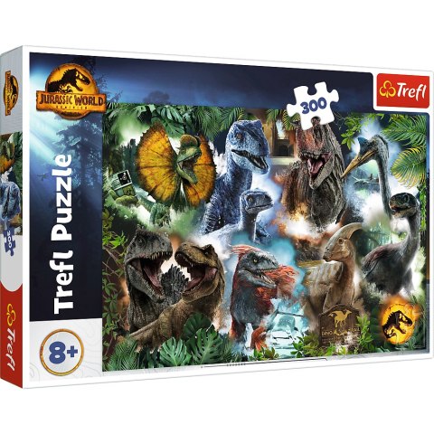 Puzzle - 300 - Ulubione dinozaury - Universal Jurassic World - Trefl 23013