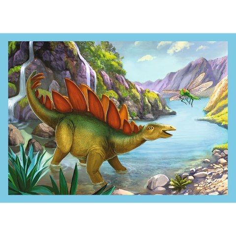 Puzzle - 4w1 (12, 15, 20, 24) - Wyjątkowe dinozaury - Trefl 34609 Puzzle - 4w1 (12, 15, 20, 24) - Wyjątkowe dinozaury - Trefl 34609