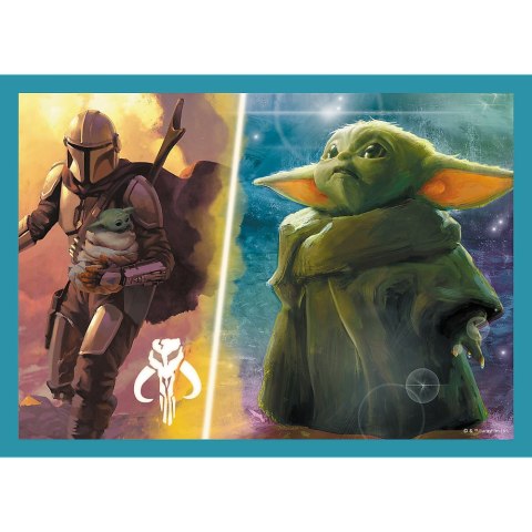 Puzzle - 4w1 (35, 48, 54, 70) - Mandalorian - Star Wars - Trefl 34397 Puzzle - 4w1 (35, 48, 54, 70) - Mandalorian - Star Wars - Trefl 34397