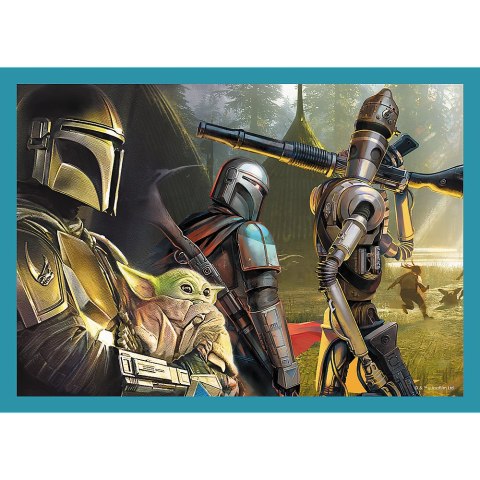 Puzzle - 4w1 (35, 48, 54, 70) - Mandalorian - Star Wars - Trefl 34397 Puzzle - 4w1 (35, 48, 54, 70) - Mandalorian - Star Wars - Trefl 34397