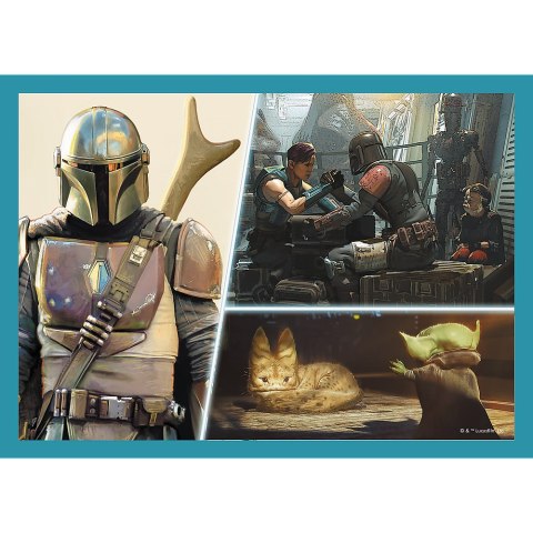 Puzzle - 4w1 (35, 48, 54, 70) - Mandalorian - Star Wars - Trefl 34397 Puzzle - 4w1 (35, 48, 54, 70) - Mandalorian - Star Wars - Trefl 34397