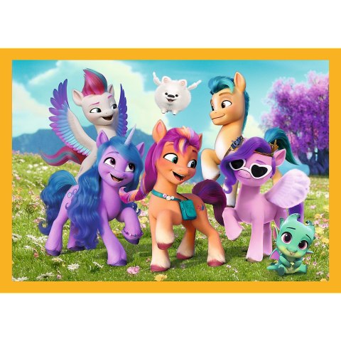 Puzzle - 4w1 (35, 48, 54, 70) - Poznaj kucyki Pony - My Little Pony - Trefl 34624 Puzzle - 4w1 (35, 48, 54, 70) - Poznaj kucyki Pony - My Little Pony - Trefl 34624