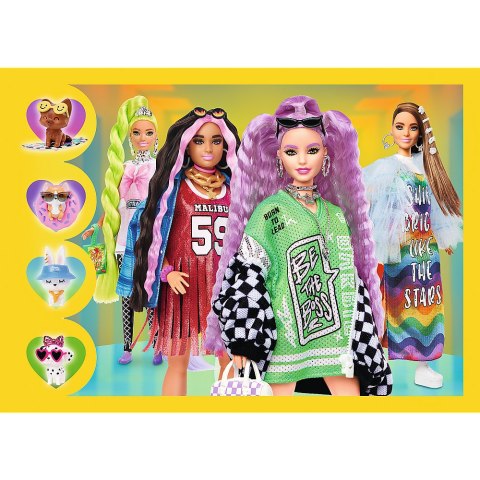 Puzzle - 4w1 (35, 48, 54, 70) - Wesoły świat Barbie - Trefl 34626 Puzzle - 4w1 (35, 48, 54, 70) - Wesoły świat Barbie - Trefl 34626