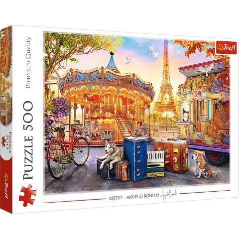 Puzzle - 500 - Wakacje w Paryżu - Trefl 37426 Puzzle - 500 - Wakacje w Paryżu - Trefl 37426