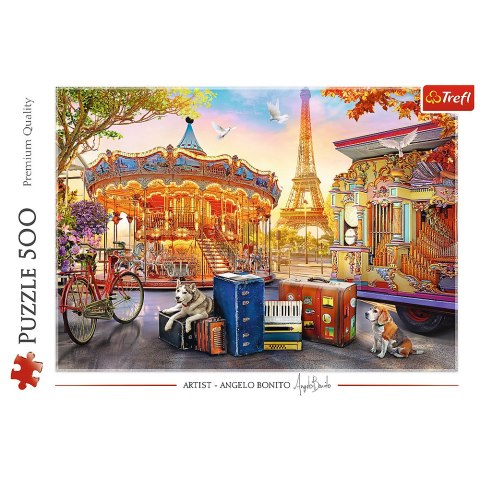 Puzzle - 500 - Wakacje w Paryżu - Trefl 37426 Puzzle - 500 - Wakacje w Paryżu - Trefl 37426