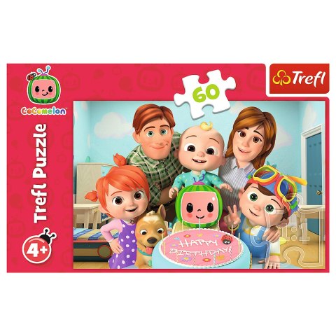 Puzzle - 60 - Cocomelon - Wspaniały dzień - Trefl 17391 Puzzle - 60 - Cocomelon - Wspaniały dzień - Trefl 17391