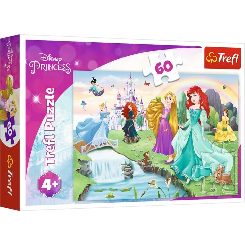 Puzzle - 60 - Poznaj Księżniczki - Disney Princess - Trefl 17361