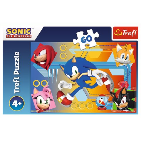 Puzzle - 60 - Sonic w akcji - Trefl 17387