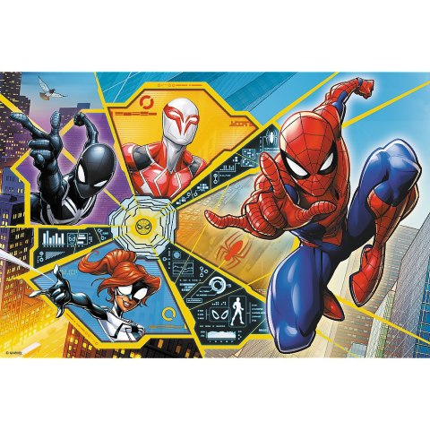 Puzzle - 60 - W sieci - Spiderman - Trefl 17372 Puzzle - 60 - W sieci - Spiderman - Trefl 17372