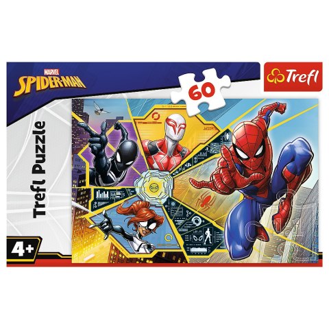 Puzzle - 60 - W sieci - Spiderman - Trefl 17372 Puzzle - 60 - W sieci - Spiderman - Trefl 17372