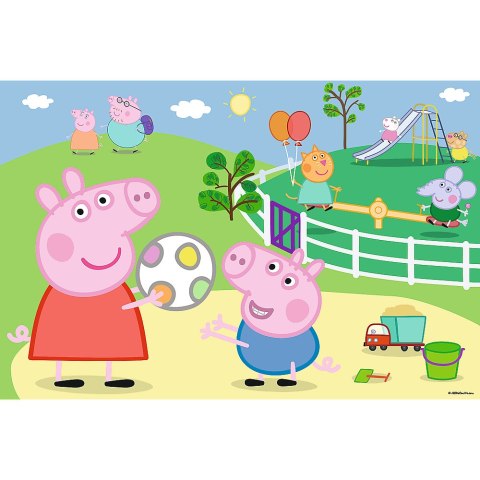 Puzzle - 60 - Zabawy w gronie przyjaciół - Świnka Peppa - Trefl 17356 Puzzle - 60 - Zabawy w gronie przyjaciół - Świnka Peppa - Trefl 17356
