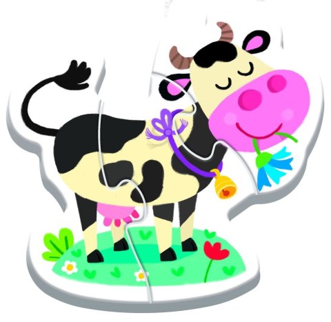 Puzzle - Baby Classic - Na farmie - Konik Świnka Króliczek Krówka - Trefl 36127 Puzzle - Baby Classic - Na farmie - Konik Świnka Króliczek Krówka - Trefl 36127