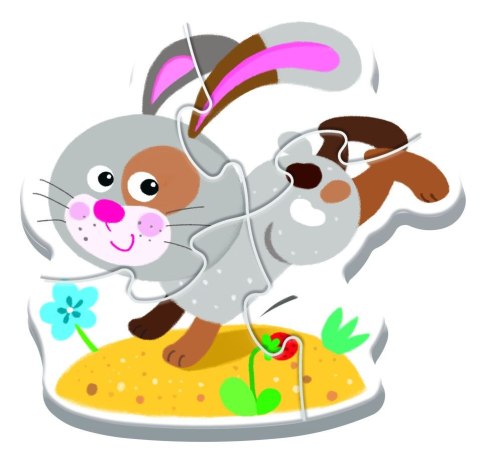 Puzzle - Baby Classic - Na farmie - Konik Świnka Króliczek Krówka - Trefl 36127 Puzzle - Baby Classic - Na farmie - Konik Świnka Króliczek Krówka - Trefl 36127