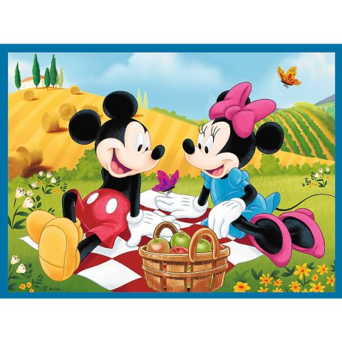 Puzzle + MEMOS - 2w1 (30,48) - Poznaj bohaterów Disney - Myszka Miki - Trefl 93344 Puzzle + MEMOS - 2w1 (30,48) - Poznaj bohaterów Disney - Myszka Miki - Trefl 93344