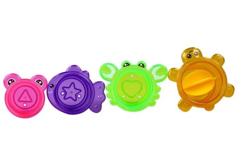 Delfinek z Foremkami Morskimi Do Zabawy w Kąpieli Delfinek z Foremkami Morskimi Do Zabawy w Kąpieli