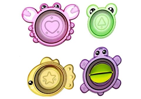 Delfinek z Foremkami Morskimi Do Zabawy w Kąpieli Delfinek z Foremkami Morskimi Do Zabawy w Kąpieli