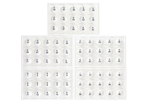 Familijna Gra Losowa Bingo Lotto Metalowe