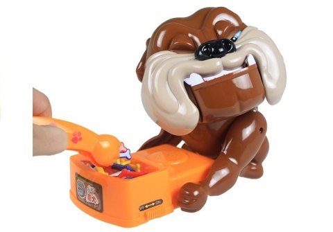 Gra Zręcznościowa Zły Pies Na Baterie Buldog Brązowy Gra Zręcznościowa Zły Pies Na Baterie Buldog Brązowy