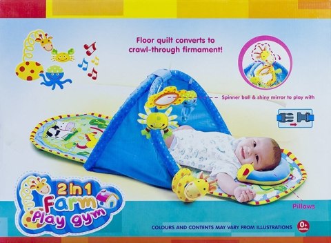 Mata Edukacyjna Tunel Farma Grzechotki 2 w 1 Mata Edukacyjna Tunel Farma Grzechotki 2 w 1