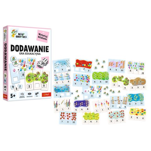 Gra dla dzieci Dodawanie Mały odkrywca Trefl 02805 Gra dla dzieci Dodawanie Mały odkrywca Trefl 02805