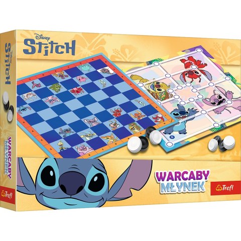 Gra planszowa Warcaby i Młynek Lilo & Stitch Trefl 02799 Gra planszowa Warcaby i Młynek Lilo & Stitch Trefl 02799