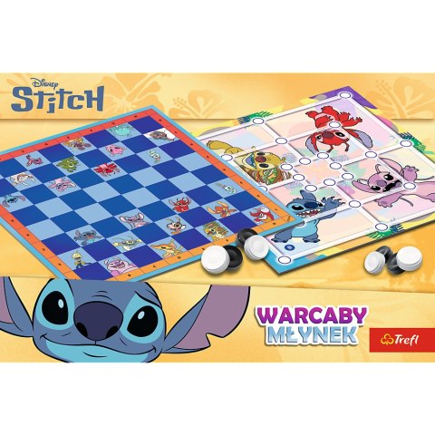 Gra planszowa Warcaby i Młynek Lilo & Stitch Trefl 02799 Gra planszowa Warcaby i Młynek Lilo & Stitch Trefl 02799