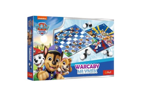 Gra planszowa Warcaby i Młynek Psi Patrol Trefl 02798 Gra planszowa Warcaby i Młynek Psi Patrol Trefl 02798