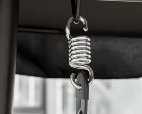 Huśtawka Czteroosobowa Ogrodowa Bujana Daszek Wolnostojąca Brązowa