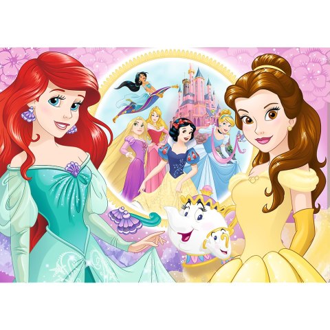 Puzzle - 100 Glitter - Wspomnienia Belli i Arielki - Trefl 14819 Puzzle - 100 Glitter - Wspomnienia Belli i Arielki - Trefl 14819