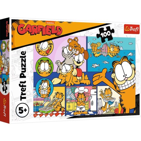 Puzzle - 100 - Leniwy Garfield - Trefl 16521 Puzzle - 100 - Leniwy Garfield - Trefl 16521