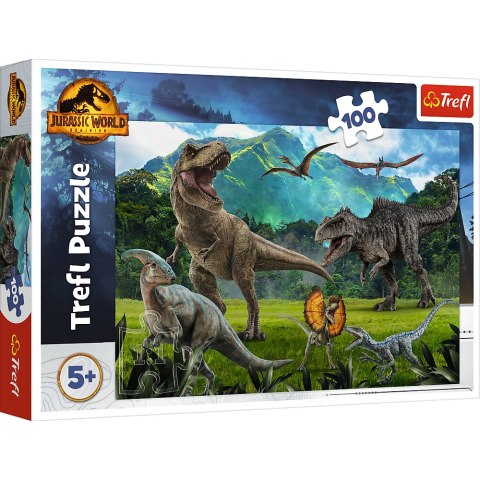Puzzle - 100 - Park Jurajski - Universal Jurrasic World - Trefl 16441 Puzzle - 100 - Park Jurajski - Universal Jurrasic World - Trefl 16441