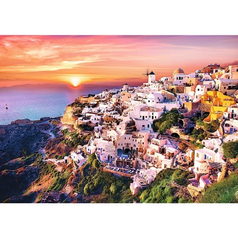 Puzzle - 1000 - Zachód słońca nad Santorini - Trefl 10435 Puzzle - 1000 - Zachód słońca nad Santorini - Trefl 10435