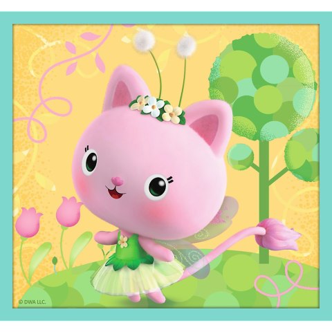 Puzzle - 10w1 - W świecie Gabi - Koci Domek Gabi - Trefl 96003 Puzzle - 10w1 - W świecie Gabi - Koci Domek Gabi - Trefl 96003