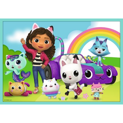 Puzzle - 10w1 - W świecie Gabi - Koci Domek Gabi - Trefl 96003 Puzzle - 10w1 - W świecie Gabi - Koci Domek Gabi - Trefl 96003
