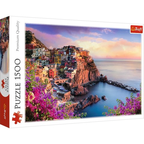 Puzzle - 1500 - Widok na miasteczko Manarola - Trefl 26137 Puzzle - 1500 - Widok na miasteczko Manarola - Trefl 26137