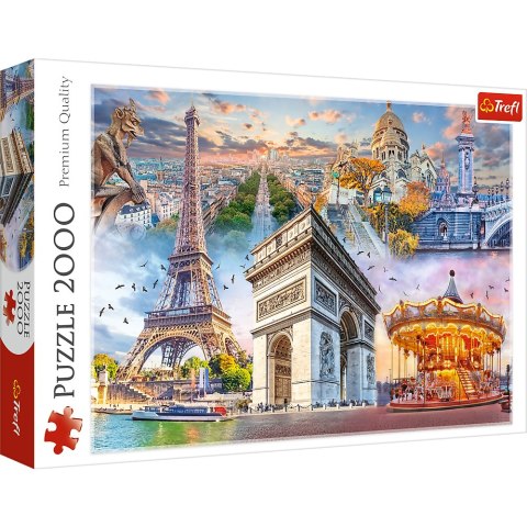 Puzzle - 2000 - Weekend w Paryżu - Trefl 27125