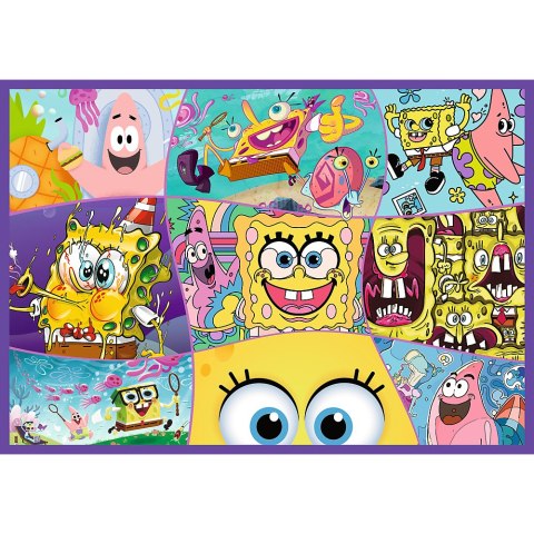 Puzzle - 4x250 - Szalony świat Sponge Boba - Trefl 13342 Puzzle - 4x250 - Szalony świat Sponge Boba - Trefl 13342