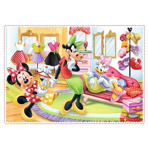 Puzzle - 4w1 (12, 15, 20, 24) - Minnie z przyjaciółmi - Disney Minnie - Trefl 34355 Puzzle - 4w1 (12, 15, 20, 24) - Minnie z przyjaciółmi - Disney Minnie - Trefl 34355