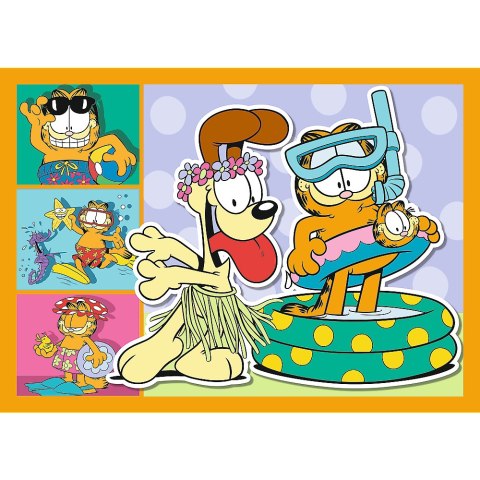 Puzzle - 4w1 (35, 48, 54, 70) - Garfield Kocha lasanię - Trefl 34673