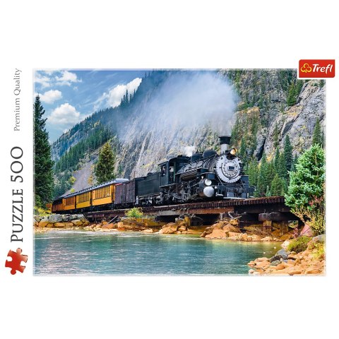 Puzzle - 500 - Górski pociąg - Trefl 37379 Puzzle - 500 - Górski pociąg - Trefl 37379