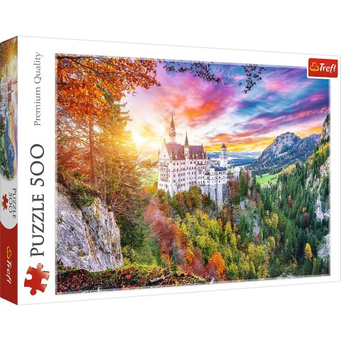 Puzzle - 500 - Widok na zamek Neuschwanstein - Niemcy - Trefl 37427 Puzzle - 500 - Widok na zamek Neuschwanstein - Niemcy - Trefl 37427