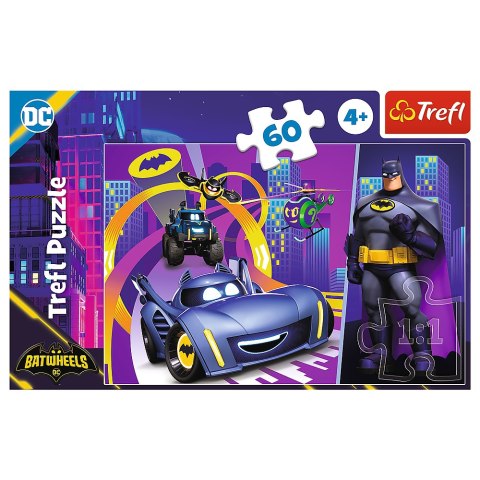 Puzzle - 60 - Batman i jego pojazdy - Trefl 17400 Puzzle - 60 - Batman i jego pojazdy - Trefl 17400
