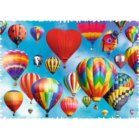 Puzzle - 600 Crazy Shapes - Kolorowe balony - Trefl 11112 Puzzle - 600 Crazy Shapes - Kolorowe balony - Trefl 11112