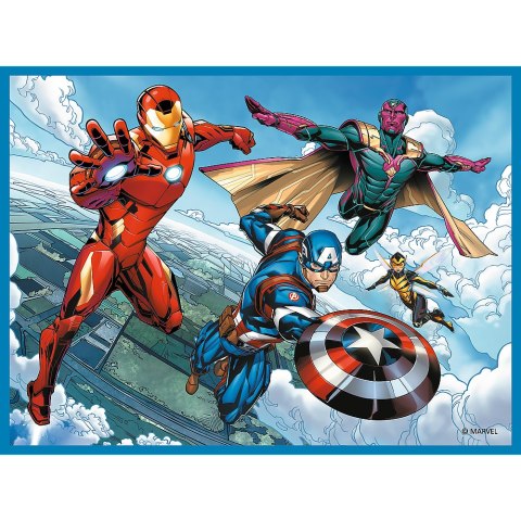 Puzzle + MEMOS - 2w1 (30,48) - Bohaterowie w akcji - Marvel The Avengers - Trefl 93333 Puzzle + MEMOS - 2w1 (30,48) - Bohaterowie w akcji - Marvel The Avengers - Trefl 93333