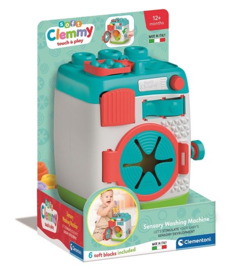 Clemmy Pralka Sensoryczna Sorter Klocki Clementoni 17582 Clemmy Pralka Sensoryczna Sorter Klocki Clementoni 17582