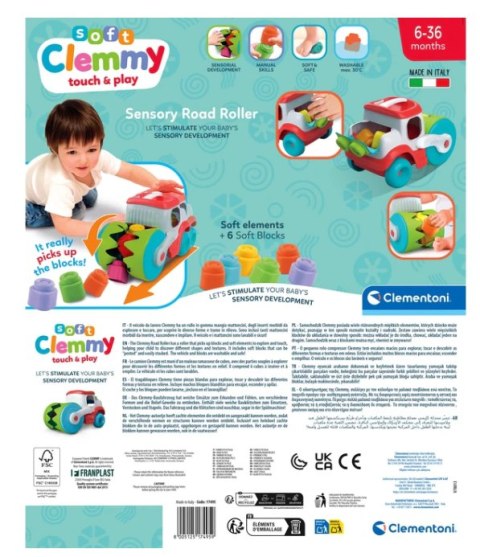 Clemmy Walec Sensoryczny Sorter Clementoni 17495 Clemmy Walec Sensoryczny Sorter Clementoni 17495