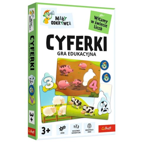 Gra dla dzieci Cyferki Mały Odkrywca Trefl 02810 Gra dla dzieci Cyferki Mały Odkrywca Trefl 02810