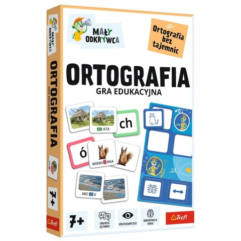 Gra dla dzieci Ortografia Mały Odkrywca Trefl 02803 Gra dla dzieci Ortografia Mały Odkrywca Trefl 02803