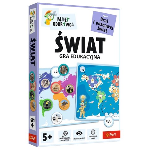Gra dla dzieci Świat Mały Odkrywca Trefl 02807 Gra dla dzieci Świat Mały Odkrywca Trefl 02807
